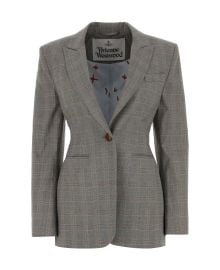 Vivienne Westwood Embroidered Stretch Cotton Blazer italist ALWAYS LIKE A SALE at italist